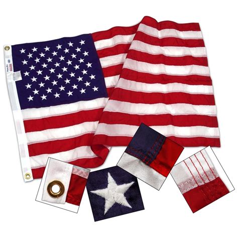 5'x8' 2 ply Polyester American Flags - Veterans Flag Depot