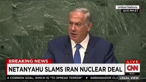 Netanyahu Blasts Iran Nuclear Deal at U.N. - YouTube