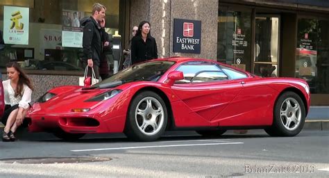 Red McLaren F1 Filmed at San Francisco Event – The McLaren F1 Road Car