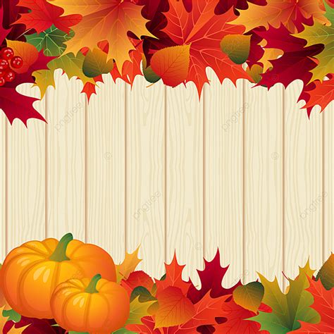 Autumn Leaves Border Vector Design Images, Autumn Leaves Thanksgiving ...