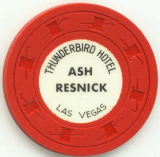 Las Vegas Thunderbird Hotel Ash Resnick $1 Chip - Las Vegas Casino ...