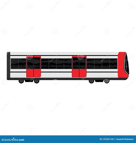 Subway Modern Train Icon, Cartoon Style Stock Vector - Illustration of ...