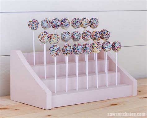 28 DIY Cake Pop Stand Ideas - DIYnCrafty