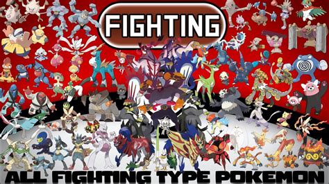 Every Fighting Type Pokémon! Fuuuuuuaa! - YouTube