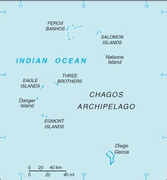 British Indian Ocean Territory Location - Geography