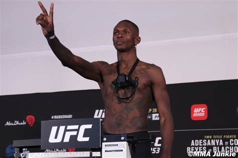 israel-adesanya-ufc-253-official-weigh-ins | MMA Junkie