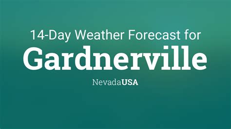 Gardnerville, Nevada, USA 14 day weather forecast