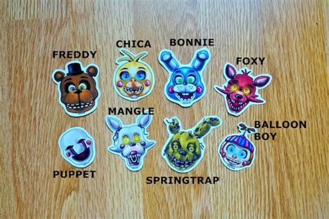 Five Night's At Freddy's FNAF Stickers