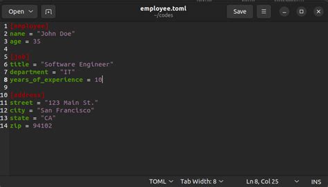 Working With TOML Files in Python - PythonForBeginners.com