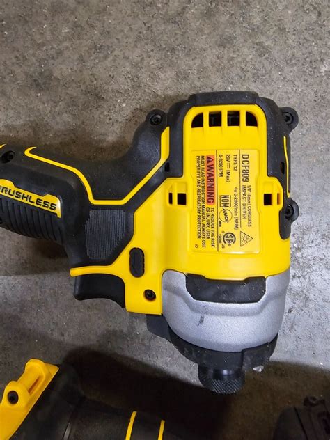 DEWALT COMBO 20V CORDLESS IMPACT DRILL dcd794+dcf809 Tool Only | eBay