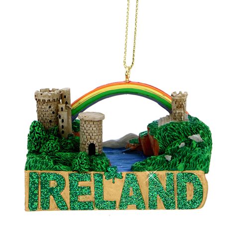 Ireland Landmarks Christmas Ornament