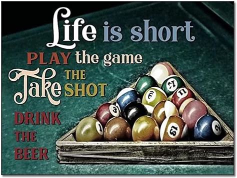 Amazon.com: ToMart Wall Decor Billiards Poster Canvas Print Inspirational Quotes Billiards ...