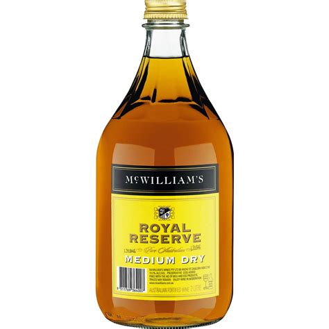 Calories in Mcwilliam's Sherry Medium Dry Sherry calcount