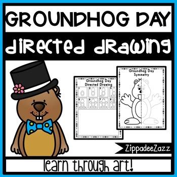 Groundhog Day Directed Drawing Activity for Including Art in any ...