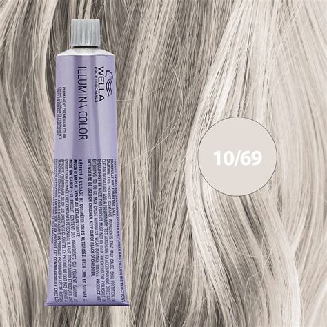 Wella Professional Illumina Color 10/69 яркий блонд фиолетовый сандре ...