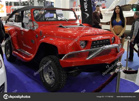 WaterCar Panther for 10 International boat show in Moscow. Russi – Stock Editorial Photo ...