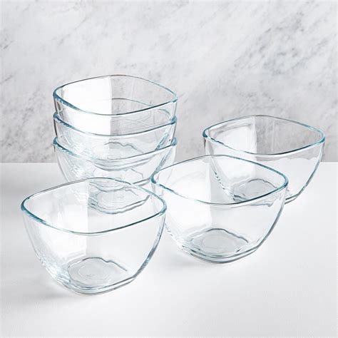 Libbey Serve It Glass Individual Serving Bowl - Set of 6 (Clear) | Kitchen Stuff Plus