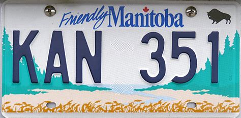 Manitoba licence plates