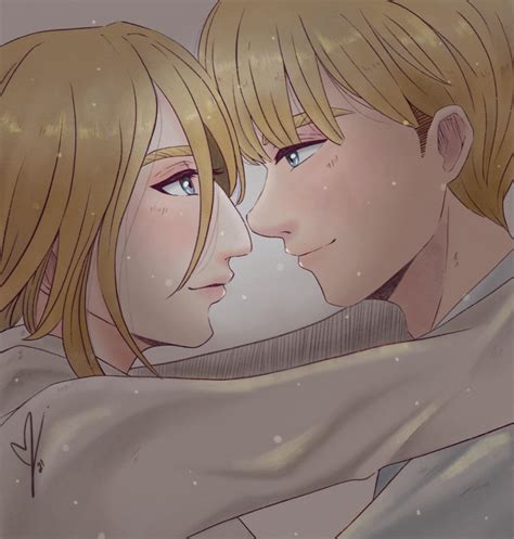 Armin X Annie Season 4 Fanart - canvas-beaver