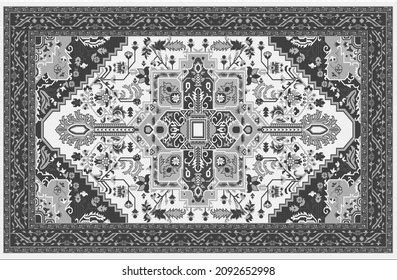 Carpet Design Texture Persian Tebriz Rugs Stock Illustration 2228966263 | Shutterstock