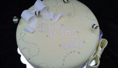 Bumble Bee Baby Shower Cake - CakeCentral.com