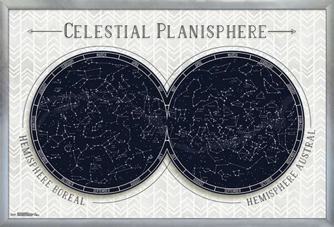 Celestial Planisphere Poster | eBay