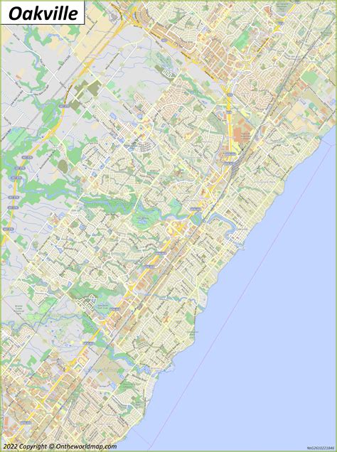 Oakville Map | Ontario, Canada | Detailed Maps of Oakville