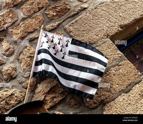 Flag of Brittany Stock Photo - Alamy