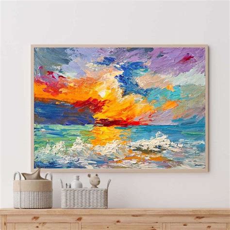 Buy Sun and the Sea Painting | Sun & Sea Painting Painting On Wall ...