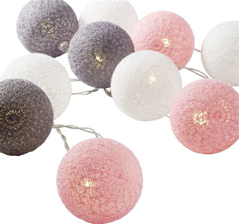 Guirlande lumineuse à motifs boules pour l'intérieur à pile | Conrad.fr