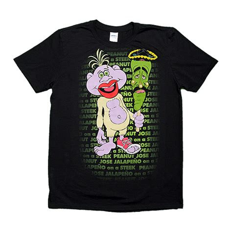 Peanut and Jose Jalapeno on a STEEK! T-shirt - Jeff Dunham Store