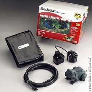 Amazon.com : Beckett 7094510 Small Water Garden Kit (Discontinued by ...