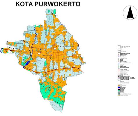 Purwokerto City Map - baturaden • mappery