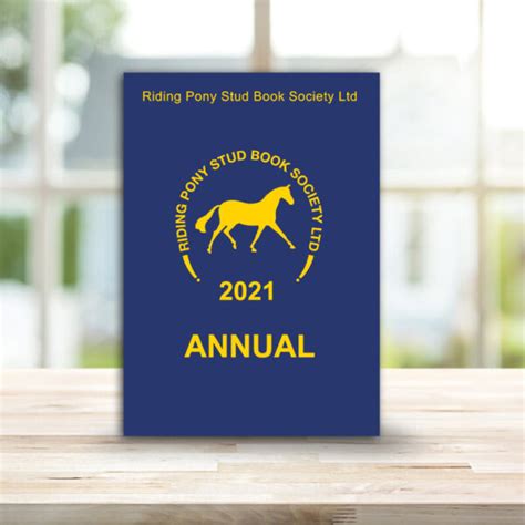 2021 RPSBS Annual | Riding Pony Stud Book Society Ltd