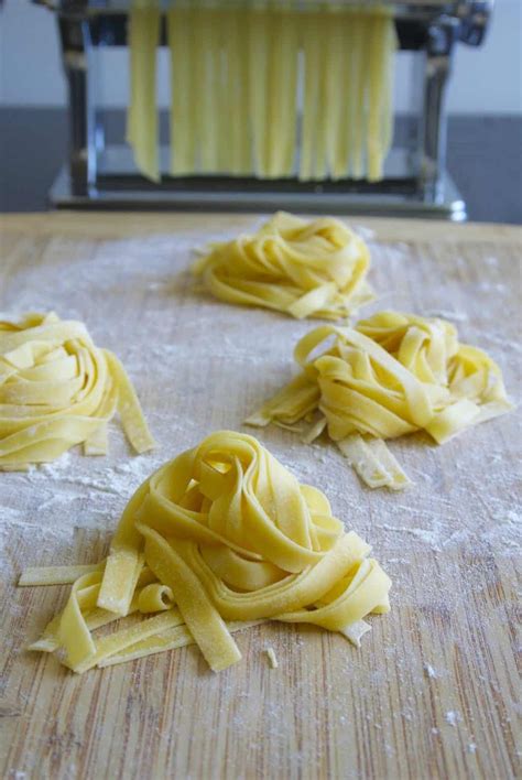 Homemade Tagliatelle Pasta - Culinary Ginger