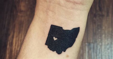 Ohio Map Tattoos | Tattoofilter