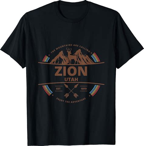 Amazon.com: Zion National Park Gift Men Women T-Shirt : Clothing, Shoes ...