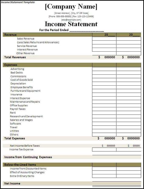 4 Legal Statement Templates - Word Excel Sheet PDF