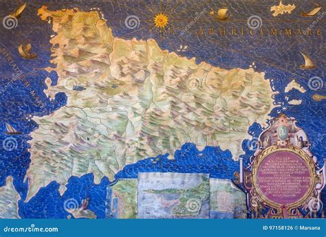 Ancient Sicily Map editorial photo. Image of historical - 97158126