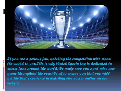 PPT - Champions League Live Stream PowerPoint Presentation, free ...