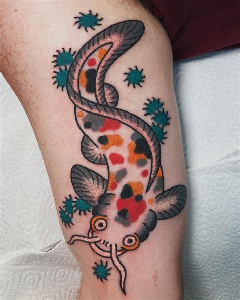 Catfish Tattoo, catfish tattoo ideas, flathead catfish tattoo realistic catfish tattoo | Tatouage