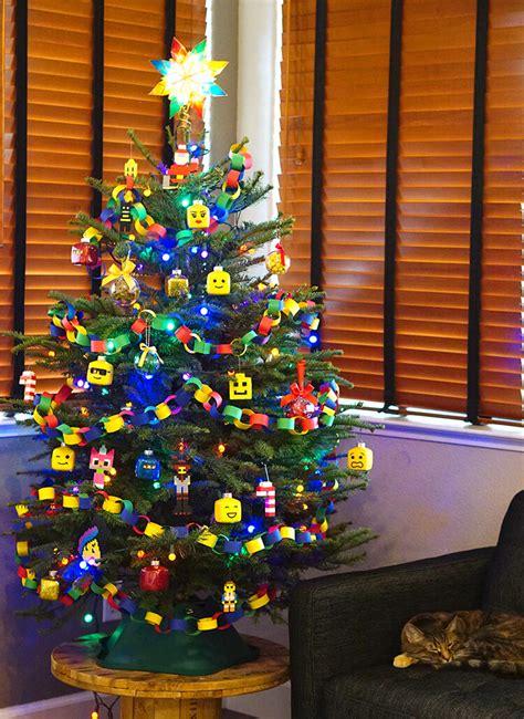 Kids' LEGO Themed Christmas Tree - Happiness is Homemade