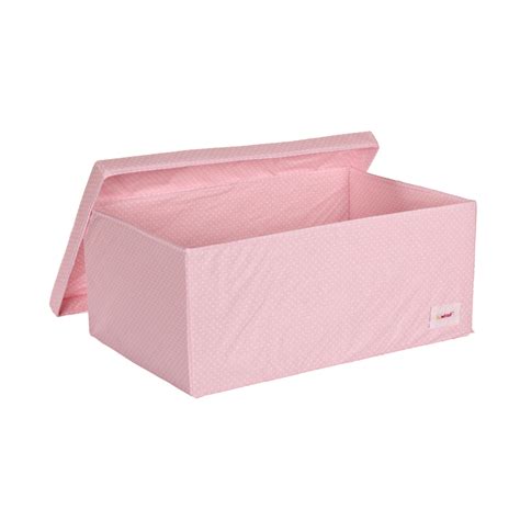 Minene Big Storage Box Pink with Polka Dots