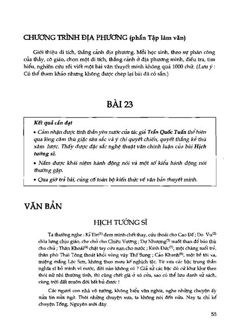 Bài 23. Hịch tướng sĩ - Sách Giáo Khoa Ngữ Văn Lớp 8 Tập 2 - Sách Lớp 8