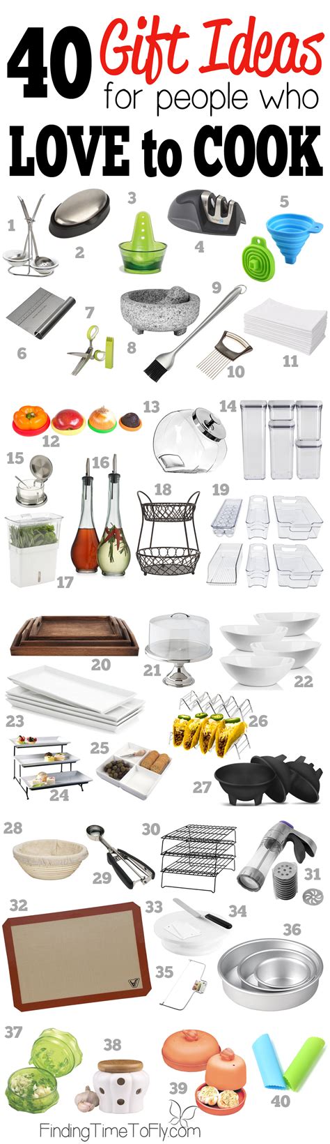 40 Kitchen Gifts and Gadgets - Finding Time To Fly