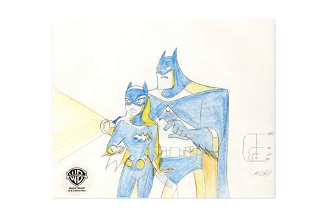 Batman The Animated Series Production Cel Concept Art | Hypebeast