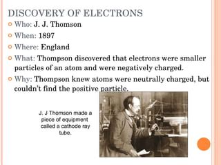 History Of Atomic Structure Pisay Version | PPT