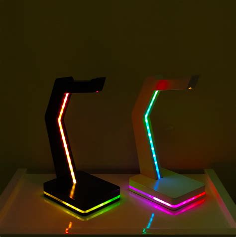 Gaming Headset Stand RGB Headphone Stand Led Light Headset - Etsy UK