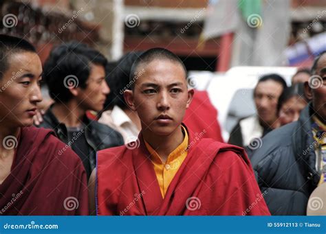 Ceremonial Lamas in the Buddhist Rituals Editorial Stock Photo - Image ...