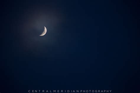 Central Meridian | Moon in the Night Sky